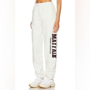 The Mayfair Group Everyone's Welcome Here Sweatpants in Grey Size XS